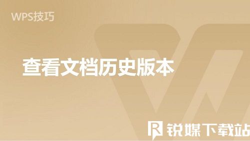 WPS文档怎么查看历史版本-文档备份来帮忙